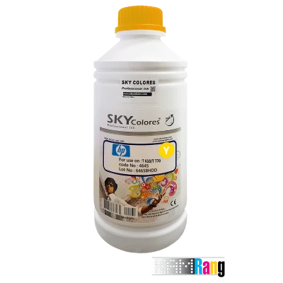 جوهر یک لیتری اسکای پلاتر برای دستگاه HP T610 / T770 زرد