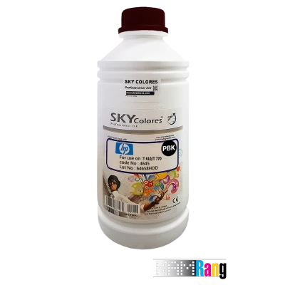 جوهر یک لیتری اسکای پلاتر برای دستگاه HP T610 / T770 آبی روشن