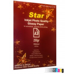 کاغذ فتوگلاسه Star سایز A3 وزن 250 گرم