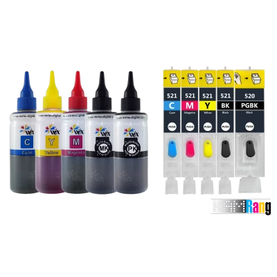 کارتریج قابل شارژ جوهرافشان کانن 520-521