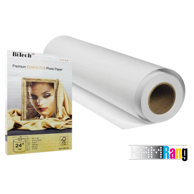 رول سمی گلاسه (ساتین) بایتک عرض 61 سانتی متر وزن 260 گرم 30 متر