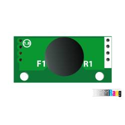 چیپست تونر کارتریج کونیکا مینولتا TN613C رنگ آبی