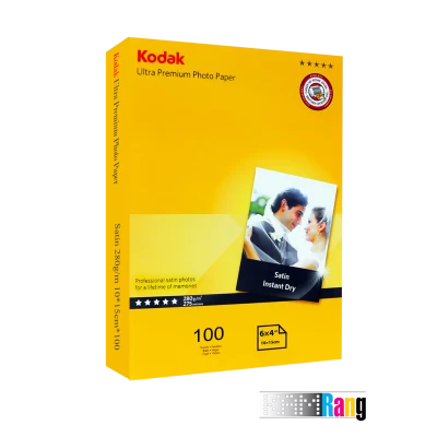 کاغذ ساتین کداک سایز 4R وزن 280 گرم 100 برگ