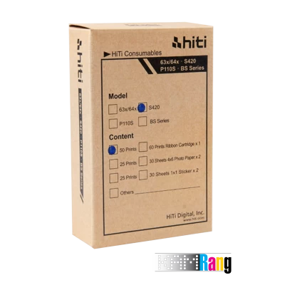 ریبون و کاغذ عکس پرینتر هایتی S420