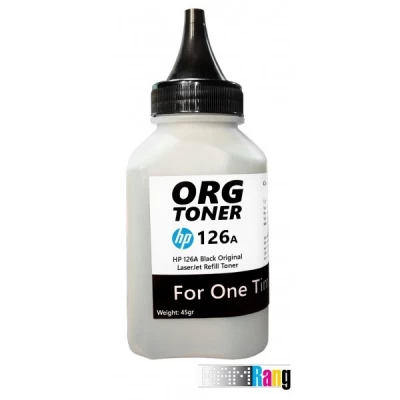 تونر شارژ 80 گرمی کارتریج لیزر رنگی اچ پی 126A مشکی