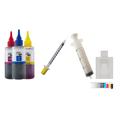 کیت شارژ کارتریج جوهرافشان اچ پی 123 رنگی