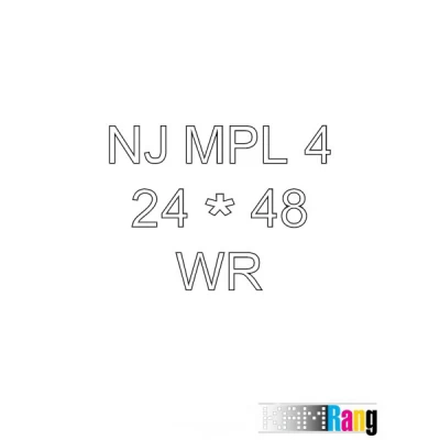 کاغذ پشت چسبدار نواجت 100 برگی 160 گرمی NJ MPL 48 - 24*48 WR