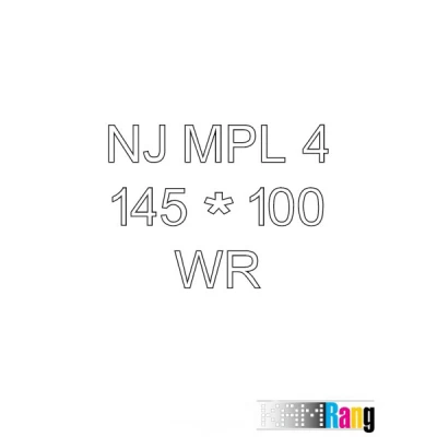 کاغذ پشت چسبدار نواجت 100 برگی 160 گرمی NJ MPL 4 - 145x100 WR