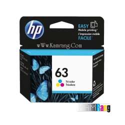 کارتریج جوهرافشان اچ پی 63 رنگی - HP 63 Tri-color Ink Cartridge