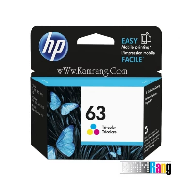 کارتریج جوهرافشان اچ پی 63 رنگی - HP 63 Tri-color Ink Cartridge