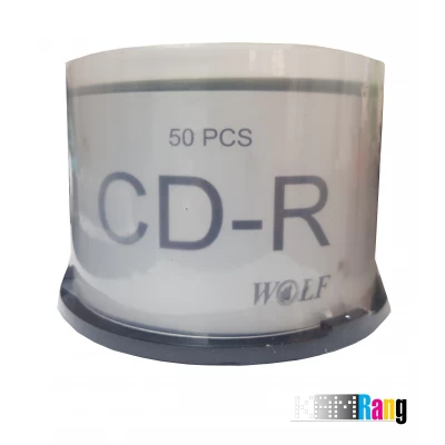 سی دی خام ولف مدل CD-R بسته 50 تایی