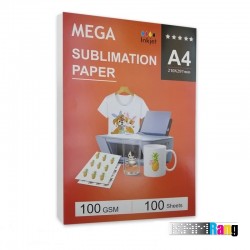 کاغذ سابلیمیشن مگا MEGA سایز A4 وزن 100 گرم 100 برگ