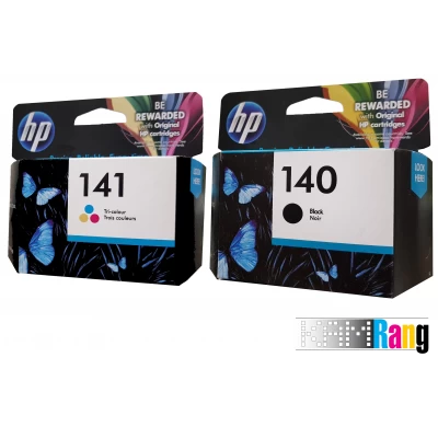 کارتریج جوهرافشان  HP 140 - 141 مشکی و رنگی