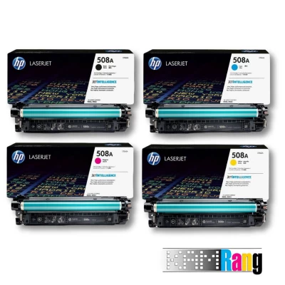کارتریج لیزری رنگی اچ پی 508A سری کامل