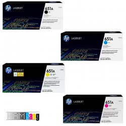 کارتریج لیزری رنگی اچ پی HP 651A سری کامل