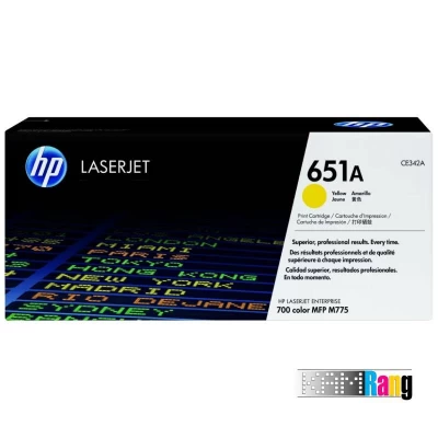 کارتریج لیزری رنگی اچ پی HP 651A زرد