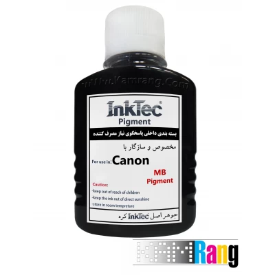 جوهر 100 میلی لیتر اینک تک داخلی مشکی پیگمنت برای پرینترهای کانن