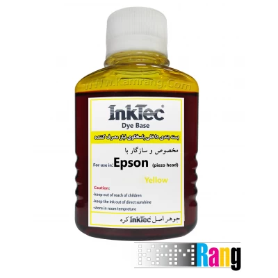 جوهر 100 میلی لیتر اینک تک داخلی زرد برای پرینترهای اپسون