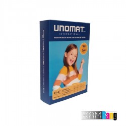 کاغذ گلاسه یونومات سایز 10x15 وزن 260 گرم 100 برگ