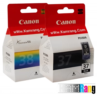 کارتریج جوهرافشان مشکی  PG_37 CL_38کانن