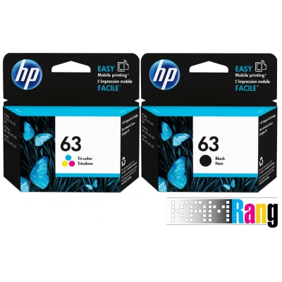 کارتریج جوهرافشان اچ پی 63 مشکی و رنگی