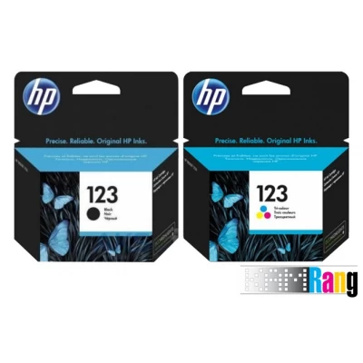 کارتریج جوهرافشان اچ پی 123 مشکی و رنگی
