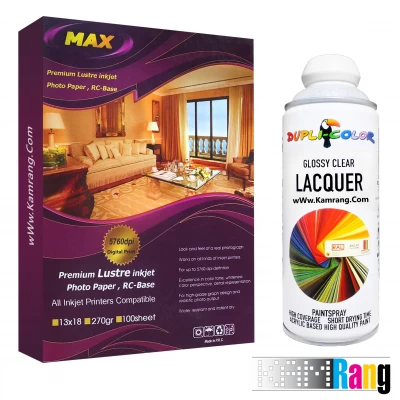 کاغذ لاستر مکس سایز 13x18 وزن 270 گرم 100 برگ