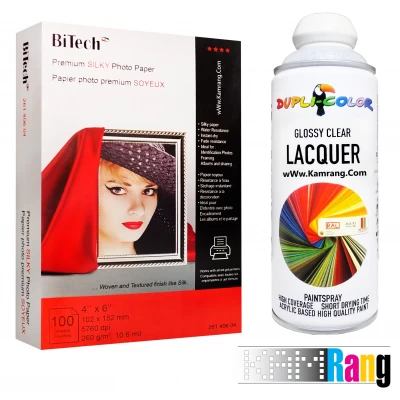 کاغذ سیلکی (ابریشمی) بایتک سایز 4R وزن 260 گرم 100 برگ