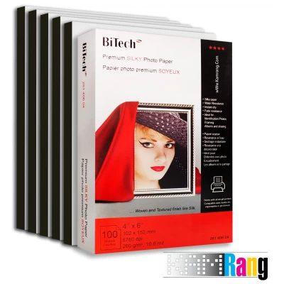 کاغذ سیلکی (ابریشمی) بایتک سایز 4R وزن 260 گرم 100 برگ