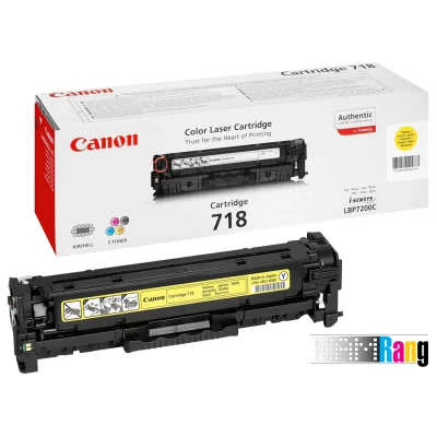 کارتریج لیزری کانن 718 زرد