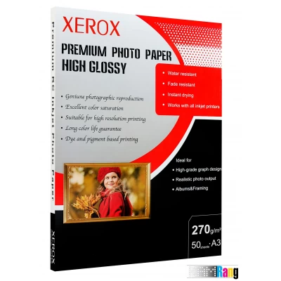 کاغذ های گلاسه زیراکس سایز A3 وزن 270 گرم 50 برگ