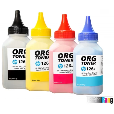 تونر یکبار شارژ کارتریج لیزر رنگی اچ پی 126A سری کامل
