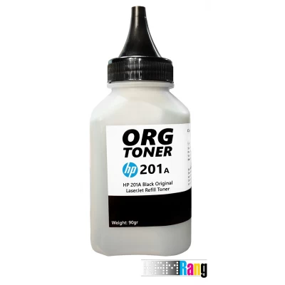 تونر شارژ 80 گرمی کارتریج لیزر رنگی اچ پی 201A مشکی