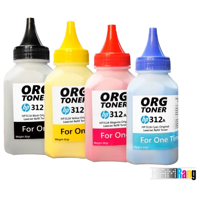 تونر شارژ 80 گرمی کارتریج لیزر رنگی اچ پی 312A سری کامل