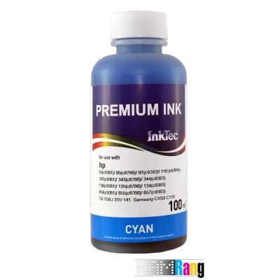 جوهر 100میلی لیتر InkTec آبی برای پرینترهای HP