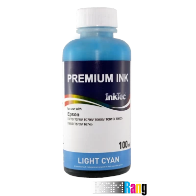 جوهر 100میلی لیتر InkTec آبی روشن برای پرینترهای Epson