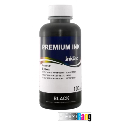 جوهر 100میلی لیتر InkTec مشکی برای پرینترهای Epson