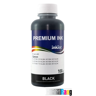 جوهر 100میلی لیتر InkTec مشکی برای پرینترهای Canon
