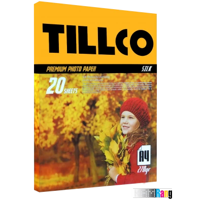 کاغذ سافت سیلک (ابریشمی صاف) تیلکو سایز A4 وزن 270 گرم 20 برگ