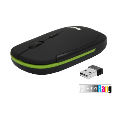 ماوس بی سیم  دل تخت رنگ مشکی کد D-350