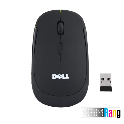 ماوس بی سیم  دل تخت رنگ مشکی کد D-350