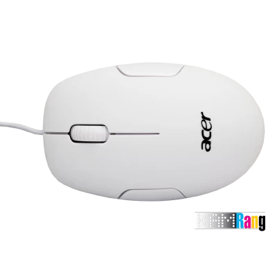 ماوس سیم دار ایسر رنگ سفید کد A-08