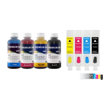 کارتریج قابل شارژ جوهرافشان اپسون T0551 - T0554