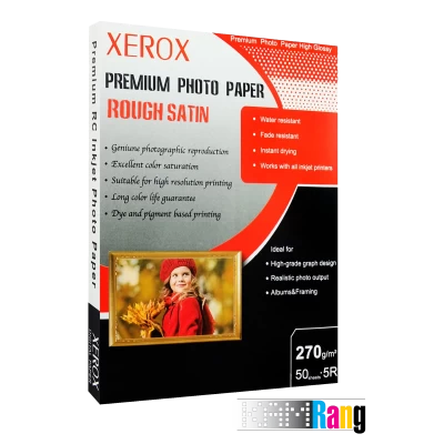 کاغذ ساتین زیراکس سایز 13x18 وزن 270 گرم 50 برگ